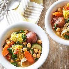 Braised Chickpeas With Mid-summer Vegetables Recipe Slow Cooker Recipes Summer Slow Cooker Recipes Cooker Recipes