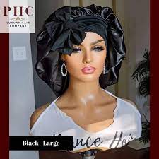Satin Stretch Tie Bonnet No Lining Adjustable Bonnet Etsy Satin Bonnet Hair Bonnet Silk Bonnet