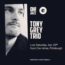 Live tomorrow night with my trio featuring the mighty @mchguitar and David  Throckmorton from 9-12 @conalmapgh Pittsburgh.. you can stream the show  live here https://www.ohjazz.tv/tony-grey-trio