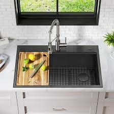 Check spelling or type a new query. Kraus Kore Workstation 33 L X 22 W Drop In Kitchen Sink With Sink Grid And Drain Assembly Reviews Wayfair