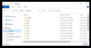 You can also find the root of your windows anyone not familiar with a linux file system structure will appreciate being able to navigate it with the windows explorer. Workflow Und Leistungstipps Fur Windows 10 Microsoft Docs