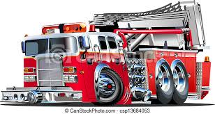 Promote pngtree on your website, blog or social media channel. Vector Cartoon Fire Truck Available Eps 10 Vector Format Separated By Groups And Layers For Easy Edit Canstock
