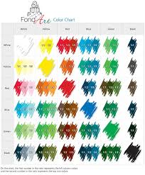 fondart fondant color mixing chart food coloring chart