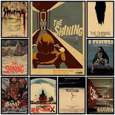 Feel free to send us your own wallpaper and we will consider adding it to appropriate category. Buy Three To Send One Horror Movies The Shining The Thing Kraft Paper Classic Film Wallpaper Brown Paper Wall Retro Posters For Home Bar Cafe Room Wall Sticker Wish