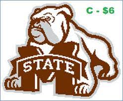 Order today with free shipping. Easy Patterns Mississippi State University Bulldogs Cross Stitch Pattern