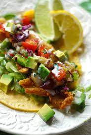 Fish tacos, that great meal of the baja peninsula, and a taste of summer. Maui Fish Tacos With Tropical Salsa Pineapple Crema Chindeep