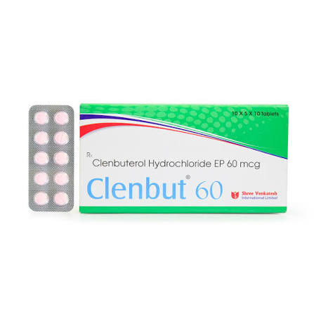 CLENBUT 60 MCG - CLENBUTEROL HYDROCHLIRIDE at ₹ 60/stripe | Clenbuterol HCl Tablets in Nagpur | ID: 2854759225597