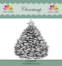 Kolorowanki do wydruku ta choinka to chyba pokryła się delikatnym białym puchem śnieżnym. Scrapbooking Stamp0108 Stempel Dixi Craft Choinka Z Gwiazdka Scrap Pasja Sklep