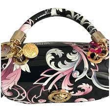 Gianni versace, when he turns around to see some random guy is about to blow his head off. Gianni Versace New Baroque Young Versace Bag Handbags Leather Multiple Colors Ref 58048 Joli Closet