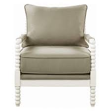 Cushion Back Accent Chair Beige And White Walmart Com Accent Chairs Comfy Leather Chair Coaster Furniture