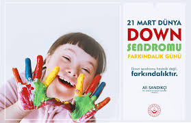 Tek güne sığdırılmaya çalışılmayan, farkındalık çalışmalarının sürekli yapıldığı günleri görme temennisi ile dünya down sendromu günü kutlu olsun. Hatay Aile Calisma Ve Sosyal Hizmetler Il Mudurlugu 21 Mart Dunya Down Sendromu Gunu Mesaji