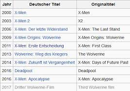 Check spelling or type a new query. X Men Film Reihenfolge Xmen