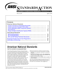 Sav4114 Layout American National Standards Institute