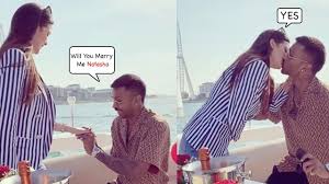 This name derives from the old french noel, variant nael, from the latin nātālis (dĭēs), meaning day of birth, christ's birthday, christmas day, which in turn derives from nātīvĭtās. Hardik Pandya Gets Engaged With Natasha Stankovic On His Private Yacht In Dubai Youtube