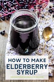 We examine how black elderberry syrup they prepared a primitive black elderberry syrup and used it as a remedy for fevers associated with colds. Making Medicinal Elderberry Syrup Homespun Seasonal Living