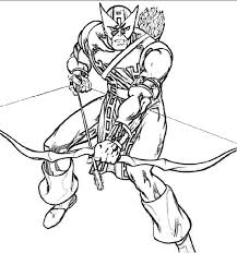 Hawkeye Coloring Pages Coloring Pages Super Coloring Pages Marvel Coloring