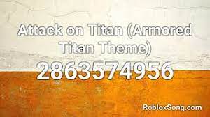 It replaced die flügel der freiheit in episode 26 and was replaced by red swan. Attack On Titan Armored Titan Theme Roblox Id Roblox Music Code Youtube