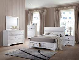 Check spelling or type a new query. Acme Naima 4pc Panel Storage Bedroom Set In White