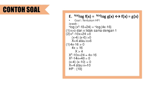 Pahami lebih dalam rangkuman materi eksponen logaritma untuk kelas x dilengkapi dengan contoh soal dan pembahasannya. Persamaan Logaritma Dan Pertidaksamaan Eksponen