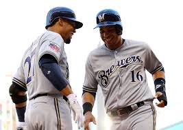 The Asg Is Underway And The Brewers Are Doin Work Both Offensively Defensively Brewers Baseball Milwaukee Brewers Milwaukee Brewers Baseball