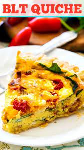 Blt Quiche Spicy Southern Kitchen Recipe Quiche Recipes Brunch Recipes Delicious Quiche Recipe
