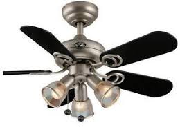 Hampton Bay San Marino 36 Inch Ceiling Fan With Light Kit Brushed Steel Ebay Bronze Ceiling Fan Ceiling Fan Brushed Nickel Ceiling Fan