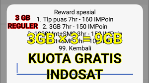 Kuota gratis yang akan kamu dapat besarannya bertahap selama 3 bulan. Cara Dapat Kuota Gratis Indosat 2020 Sebesar 3gb Youtube