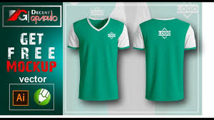 Download Free V Neck T Shirt Editable Mockup Design In Adobe Illustrator Coreldraw In 2021 Mockup Design Coreldraw Shirt Mockup