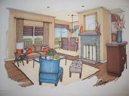 Interior Design Marker Rendering Interior Design Drawings Interior Rendering Interior Design Sketches