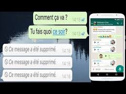 Comment Lire Un Message Supprimer Sur Whatsapp Youtube Astuce Iphone Messages Astuces Informatiques