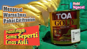 Ngomongin soal warna gold memang cenderung sebagai warna yang pas untuk dipakai saat pergi yup, warna gold memang identik dengan kesan yang mewah, classy dan fancy namun nggak ada. Mengecat Rumah Warna Emas Review Cat Warna Gold Hasilnya Bagus Youtube