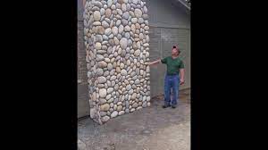 Porte cochere stone fireplace pictures porches river rock fireplaces stone chimney stone masonry masonry work pebble mosaic dollar tree crafts. River Rock Stone Chimney Addition Youtube