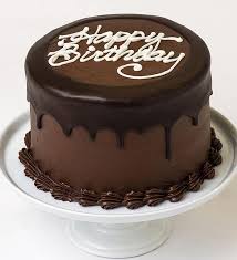 Happy Birthday Chocolate Cream Cheese Frosted Cake 1800baskets Com