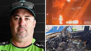 Mark Couch details his miraculous escape from burning car