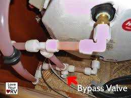 Drain the water heater faster, and save money on winterizing. Rv Water Heater Bypass Diagram