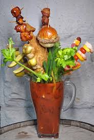 Even in milwaukee, the home of the outrageous bloody mary garnish, topping a bloody mary with a mini cheeseburger will get you noticed. Waiter There S A Bloody Mary In My Chicken Dinner Wsj