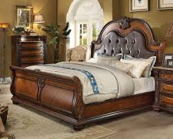 Annabelle French Provincial King Bed In Two Tone Cherry Wood Finish