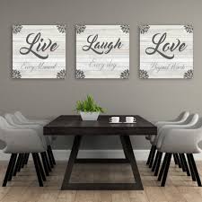 Live Laugh Love Wall Decor Wall Decor Living Room Dining Room Walls Living Room And Dining Room Decor