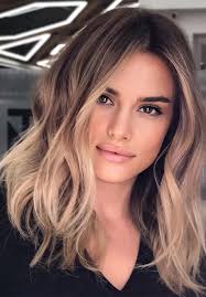 You need to work just with your bangs. Cute Medium Length Haircuts Hairstyles Blonde Balayage