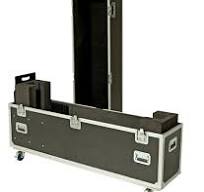 User Adjustable TV Road Case Fits 1 Screen Between 60-85''