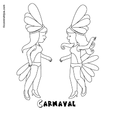 Dibujos Carnaval Para Colorear