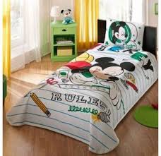 Tac Lisansli Tek Kisilik Pike Takimi Mickey Genius Disney Carsaflar Yastiklar