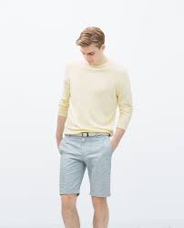 zara man colored bermuda shorts zara man