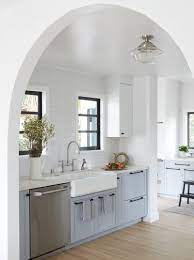 This design can be translated into modern kitchen cabinetry as well. Kitchen With Arch Doorway Farmhouse Kitchen Remodel Kitchen Cabinets Decor Kitchen Remodel