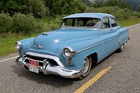 Image result for Crest Blue 1950 Oldsmobile