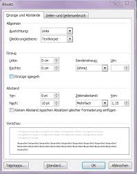 Hier erfährst du, wie du mit word absätze formatieren kannst. Einzuge Und Abstande Office Lernen Com