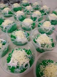 Fresh buko strips from a young coconut is then added, then a mixture of thick cream and some condensed milk to sweeten a bit completes. Resipi Buko Pandan Cheese Makan Sejuk Sejuk Confirm Terangkat Remaja