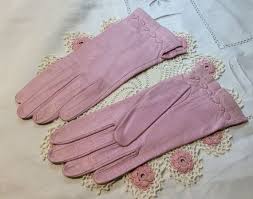 Vintage Kid Leather Gloves Pink Leather Gloves By Proctorcreations Pink Leather Leather Gloves Leather
