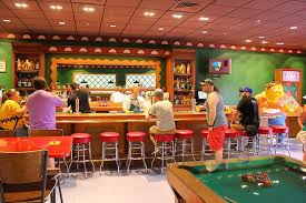 Krusty Burger Moe S Tavern Open At Universal Orlando Where Simpsons Fast Food Boulevard Offers A Taste Of Springfield Inside The Magic Universal Studios Florida Universal Studios Universal Orlando
