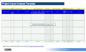 Planning of impact assessment will be easier with help of a premade impact assessment template and it is the best place to get one completely free. Impact Analysis Template Enterprise
